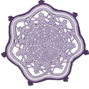 Handmade Crochet Doily 13” - Made by me!